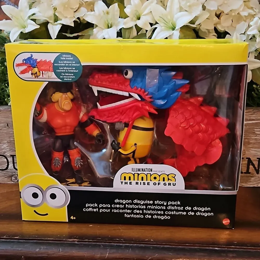 Illuminations 🎄 Minions Rise of Gru Dragon Disguise Playset